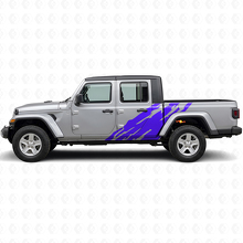 Calcomanía lateral de vinilo con gráfico de salpicadura de barro para Jeep Gladiator 2020+_2