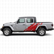 Calcomanía lateral de vinilo con gráfico de salpicadura de barro para Jeep Gladiator 2020+_3