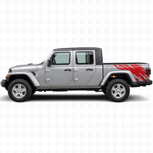 Vinilo decorativo gráfico de salpicaduras de barro para la parte trasera lateral de Jeep Gladiator 2020+_3