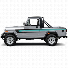 Vinilo Decorativo de Tres Rayas para la Puerta del Jeep CJ-8 Scrambler 1981-1986_2