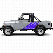 Calcomanía de vinilo lateral con gráfico de salpicadura de barro para Jeep CJ-8 Scrambler 1981-1986_2