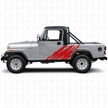 Calcomanía de vinilo lateral con gráfico de salpicadura de barro para Jeep CJ-8 Scrambler 1981-1986_3