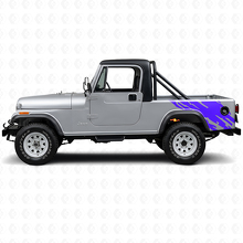 Gráfico de Salpicaduras de Barro Vinilo Adhesivo Lateral Trasero para Jeep CJ-8 Scrambler 1981-1986_2