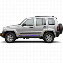 Vinilo lateral de franjas de panal para Jeep Liberty 2002-2012_2