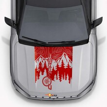 Vinilo Adhesivo para Capó Estilo Montañas para Jeep Compass 2026_3