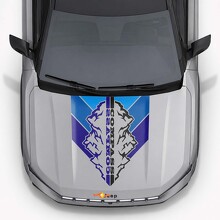 Vinilo adhesivo con tiras en estilo vintage de montañas para Jeep Compass 2026_2