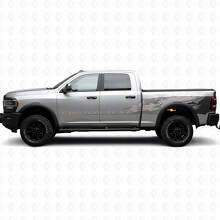 Kit de Vinilo Lateral Salpicaduras de Barro Personalizado para Dodge Ram 2013–2020_3