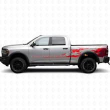 Kit de Vinilo Lateral Salpicaduras de Barro Personalizado para Dodge Ram 2013–2020_4