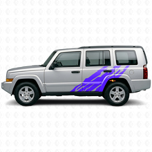 Vinilo adhesivo lateral gráfico de salpicaduras de barro para Jeep Commander 2006-2010_2