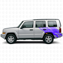 Vinilo adhesivo gráfico salpicadura de barro lateral trasero para Jeep Commander 2006-2010_2