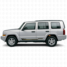 Vinilo Adhesivo para Panel Lateral con Líneas Curvas para Jeep Commander 2006-2010_2