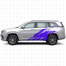 Vinilo Adhesivo Lateral con Gráfico de Salpicadura de Barro para Jeep Commander Meridian 2021+_2