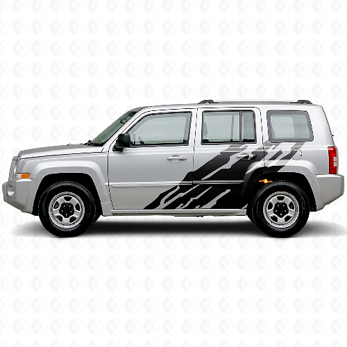 Calcomanía lateral de vinilo con gráfico de salpicaduras de barro para Jeep Patriot 2007-2017_1