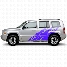 Calcomanía lateral de vinilo con gráfico de salpicaduras de barro para Jeep Patriot 2007-2017_2