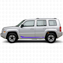 Calcomanía lateral de vinilo con franjas de panal para Jeep Patriot 2007-2017_2