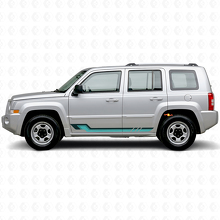 Vinilo adhesivo de rayas laterales estilo vintage para Jeep Patriot 2007-2017_2