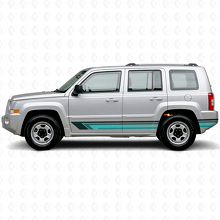 Calcomanía lateral vintage de rayas rectas para Jeep Patriot 2007-2017_2