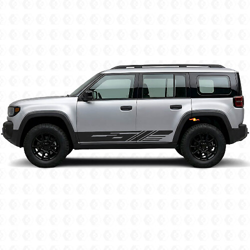 Calcomanía de vinilo con franjas laterales decoradas para Jeep Recon 2026+