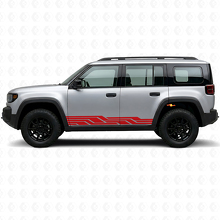 Adhesivo de vinilo lateral con rayas entrelazadas para Jeep Recon 2026+_3