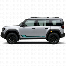 Calcomanía de vinilo de rayas laterales estilo vintage para Jeep Recon 2026+_2