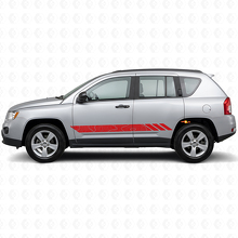 Vinilo lateral con diseño de franjas estilo topográfico para Jeep Compass 2007-2016_3