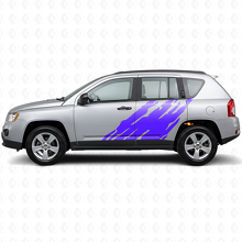 Vinilo Adhesivo Lateral con Gráfico de Salpicadura de Barro para Jeep Compass 2007-2016_2