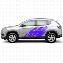 Vinilo adhesivo lateral con gráfico de salpicaduras de barro para Jeep Compass 2016+_2