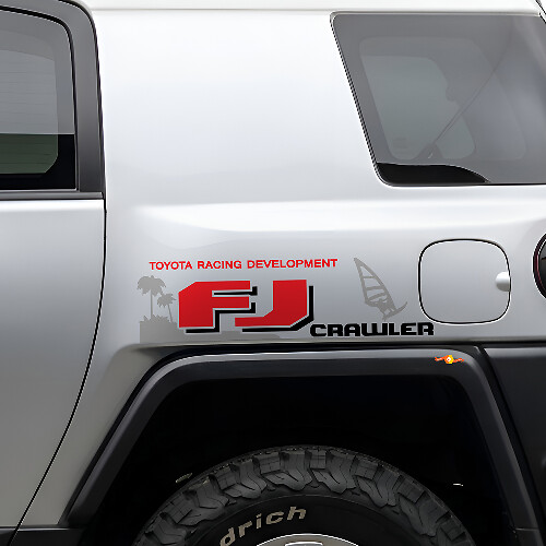 Juego de vinilos laterales FJ Crawler para Toyota FJ Cruiser