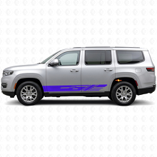 Calcomanía de Vinilo con Rayas Laterales Decoradas para Jeep Wagoneer 2022+_2