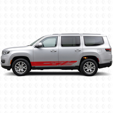 Calcomanía de Vinilo con Rayas Laterales Decoradas para Jeep Wagoneer 2022+_3