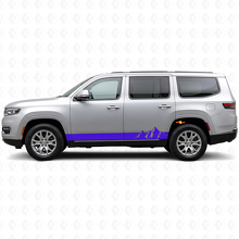 Vinilo lateral de rayas anchas de montañas para Jeep Wagoneer 2022+_2