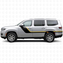 Vinilo lateral de rayas gemelas para Jeep Wagoneer 2022+_2