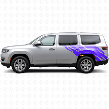 Gráfico de Salpicaduras de Barro Vinilo de Lado Trasero para Jeep Wagoneer 2022+_2
