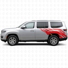 Gráfico de Salpicaduras de Barro Vinilo de Lado Trasero para Jeep Wagoneer 2022+_3