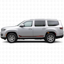 Calcomanía de Vinilo con Rayas Laterales Estilo Racing para Jeep Wagoneer 2022+_3