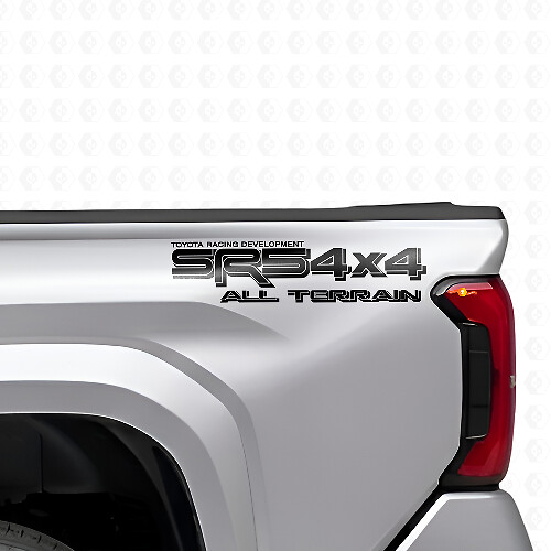 Calcomanía de vinilo estilo TRD Todo Terreno SR5 4x4 para camiones Toyota
