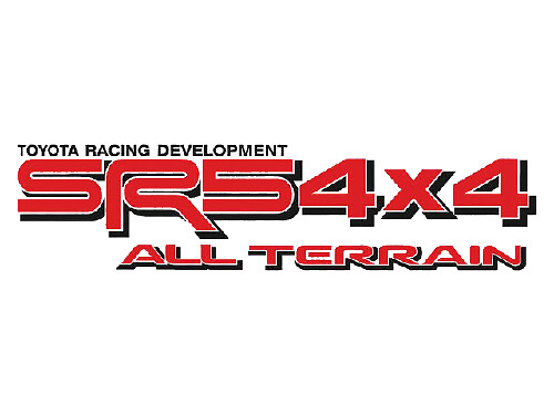 TOYOTA SR5 4X4 TODO TERRENO Calcomanía Montaña Deer Hunter Calcomanía TRD carreras desarrollo lado vinilo calcomanía