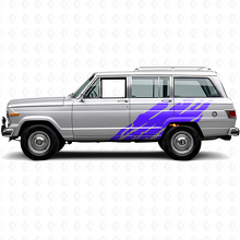 Vinilo decorativo lateral con gráfico de salpicaduras de barro para Jeep Wagoneer 1963-1991_2