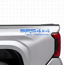 Calcomanías laterales de vinilo estilo TRD todo terreno 4x4 SR5 para camiones Toyota_2