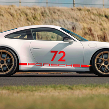 Vinilo lateral estilo Racing 72 adhesivo 2 para Porsche 911 GT3_3