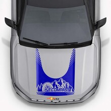Calcomanía de vinilo para capó estilo Montañas Compass para Jeep Compass 2026_3
