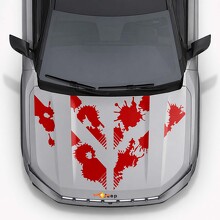 Vinilo adhesivo estilo salpicadura de barro para capó de Jeep Compass 2026_3