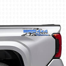 Juego de calcomanías de vinilo para lado de montaña todo terreno SR5 4x4 para camiones Toyota_2