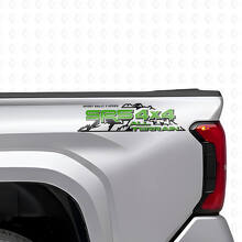 Juego de calcomanías de vinilo para lado de montaña todo terreno SR5 4x4 para camiones Toyota_3