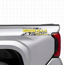 Juego de calcomanías de vinilo para lado de montaña todo terreno SR5 4x4 para camiones Toyota_5
