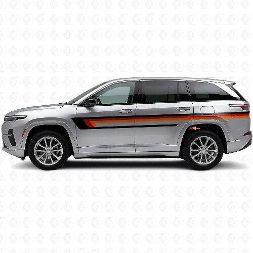 Vinilo Adhesivo de Tres Rayas para Puerta Lateral para Jeep Wagoneer S 2024+_1
