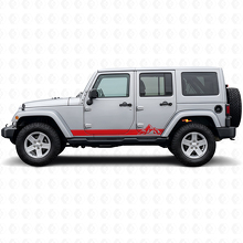 Adhesivo Lateral de Vinilo con Rayas Estilo Montañas para Jeep Wrangler JK 2007-2018_3