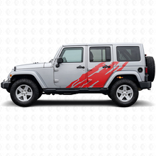 Vinilo decorativo lateral con diseño de salpicaduras de barro para Jeep Wrangler JK 2007-2018_3