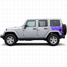 Gráfico de Salpicadura de Barro Vinilo Adhesivo Lateral Trasero para Jeep Wrangler JK 2007-2018_2