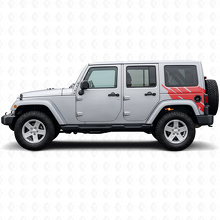 Gráfico de Salpicadura de Barro Vinilo Adhesivo Lateral Trasero para Jeep Wrangler JK 2007-2018_3